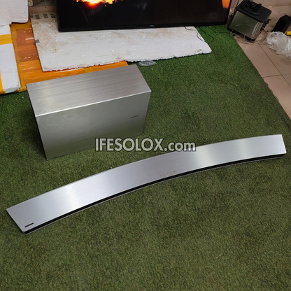 Samsung HW-J8501 9.1Ch 350W 65" Curved Smart Sound Bar with Wireless Subwoofer (Bluetooth, Wi-Fi) - Foreign Used