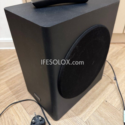Samsung HW-Q60R 5.1Ch 360W Bluetooth 4K Sound Bar with Wireless Subwoofer, by HARMAN/KARDON - Foreign Used