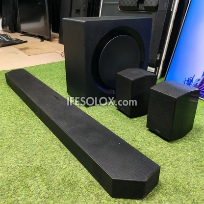 Samsung HW-Q990D 11.1.4Ch 756W Q-Series SpaceFit Sound Bar with Wireless Subwoofer and Rear Speakers - Foreign Used