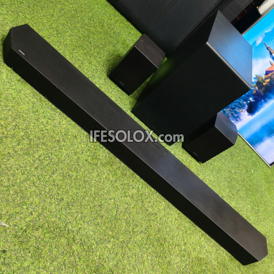 Samsung HW-Q990D 11.1.4Ch 756W Q-Series SpaceFit Sound Bar with Wireless Subwoofer and Rear Speakers - Foreign Used