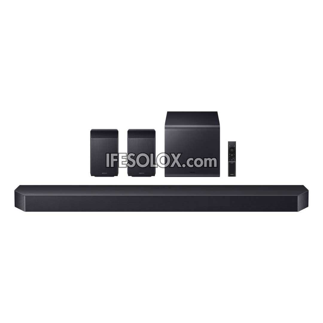 Samsung HW-Q990F 11.1.4Ch 756W Q-Series SpaceFit Sound Bar with Wireless Subwoofer and Rear Speakers - Brand New