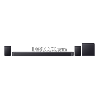 Samsung HW-Q990F 11.1.4Ch 756W Q-Series SpaceFit Sound Bar with Wireless Subwoofer and Rear Speakers - Brand New