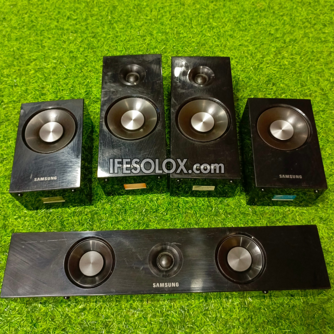 Samsung PS-DS3, PS-DS2 3Ohms Home Theater Surround Speakers Complete Set - Foreign Used