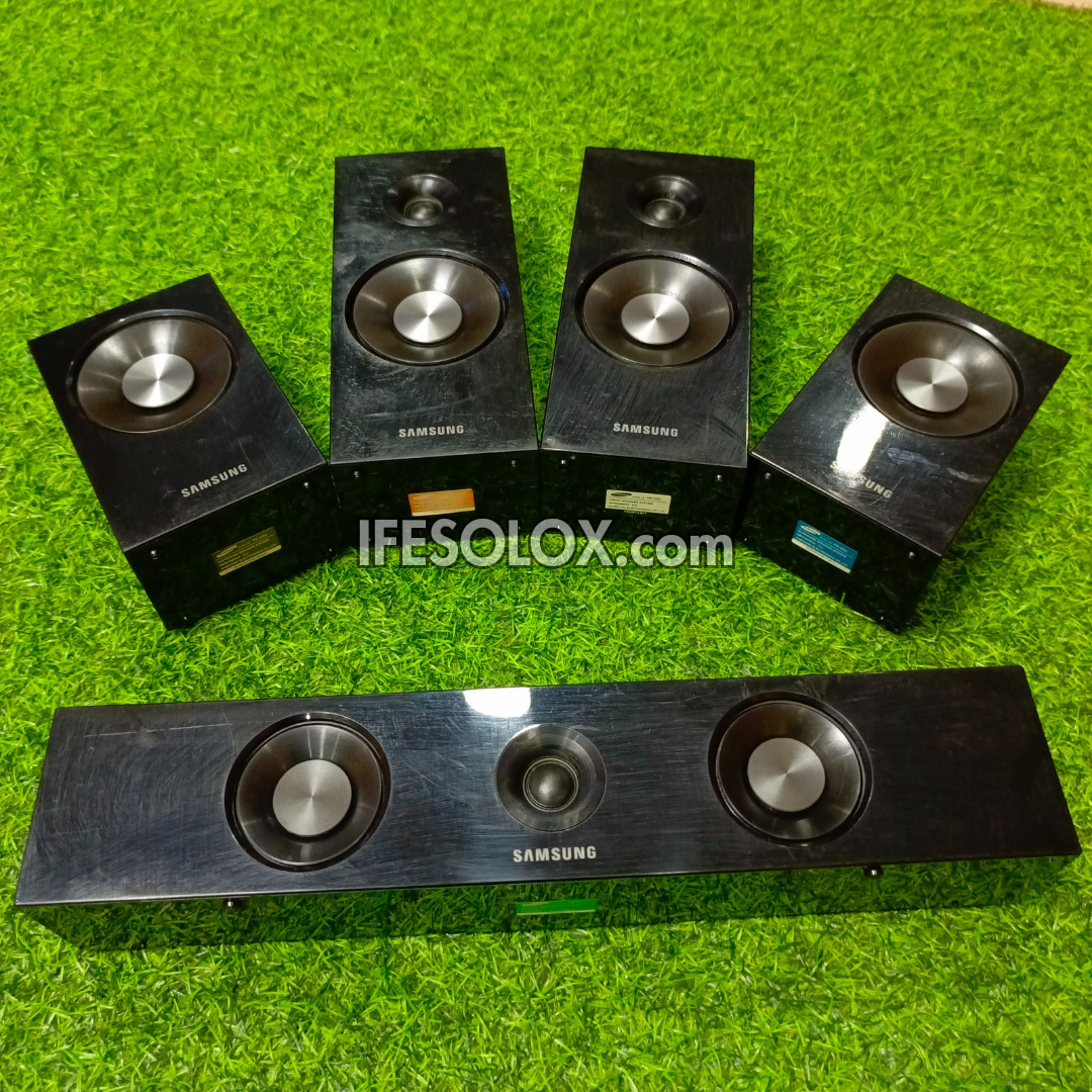 Samsung PS-DS3, PS-DS2 3Ohms Home Theater Surround Speakers Complete Set - Foreign Used