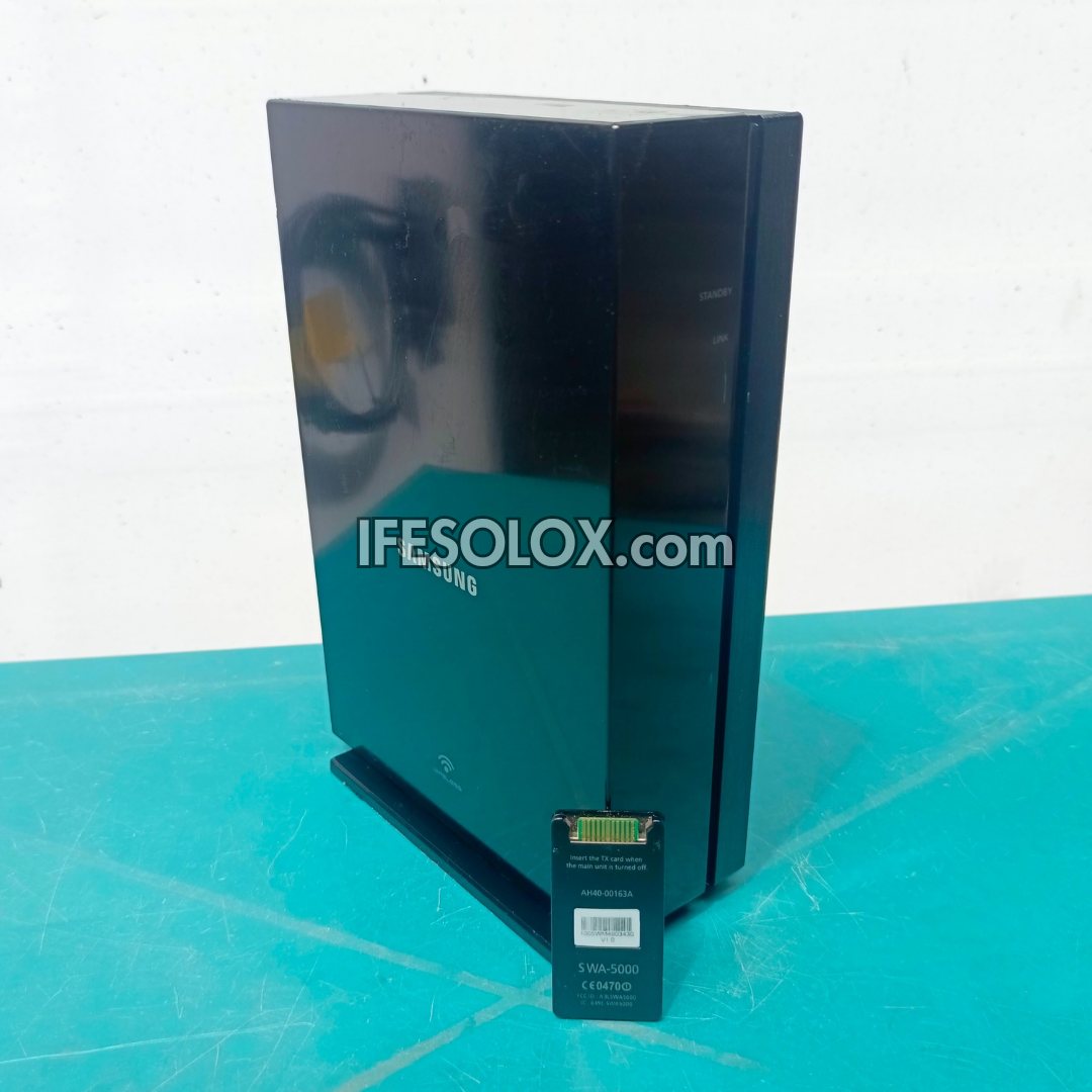 Samsung SWA-5000 2Ch Stereo Wireless Speaker box Amplifier with TX Card - Foreign Used 