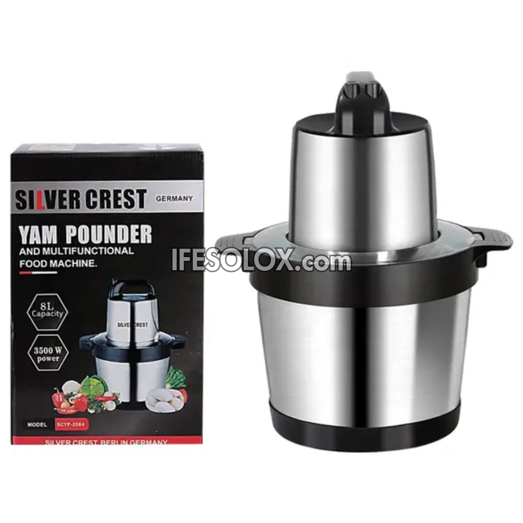 Silver Crest 8L Yam Pounder and Meat Grinder Multifunctional Food Processor - Brand New 