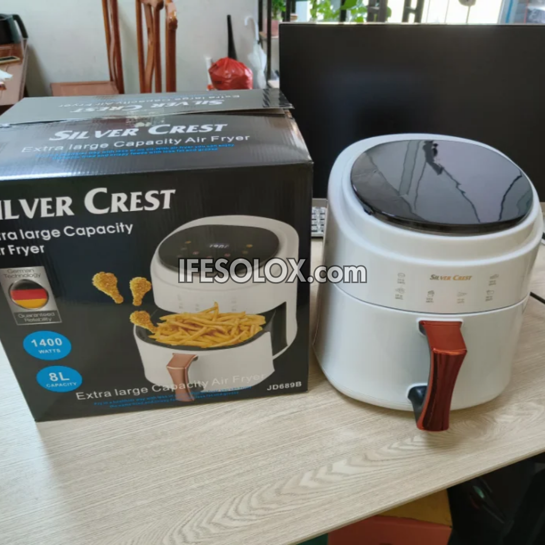 Silver Crest JD689B 8Liters Air Fryer with Multi-LED control - Brand New