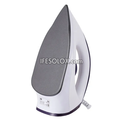 Solar DC 1,000W Dry Pressing Iron for Clothes with 90W Power usage, Teflon-coated Soleplate, Auto Shut-off - Brand New
