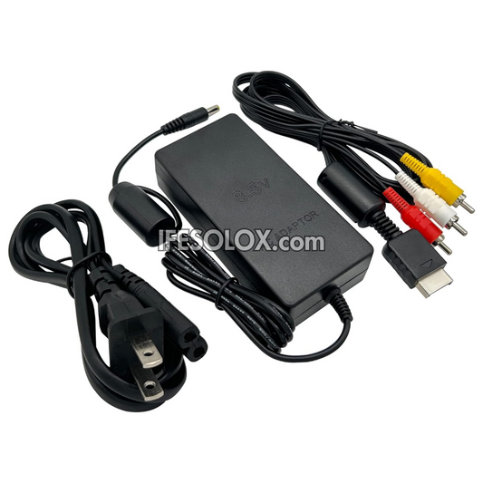 Sony 8.5V 5.65Amps Power Adapter and AV wire for Sony PS2 Slim A/C 70000 Console - Brand New