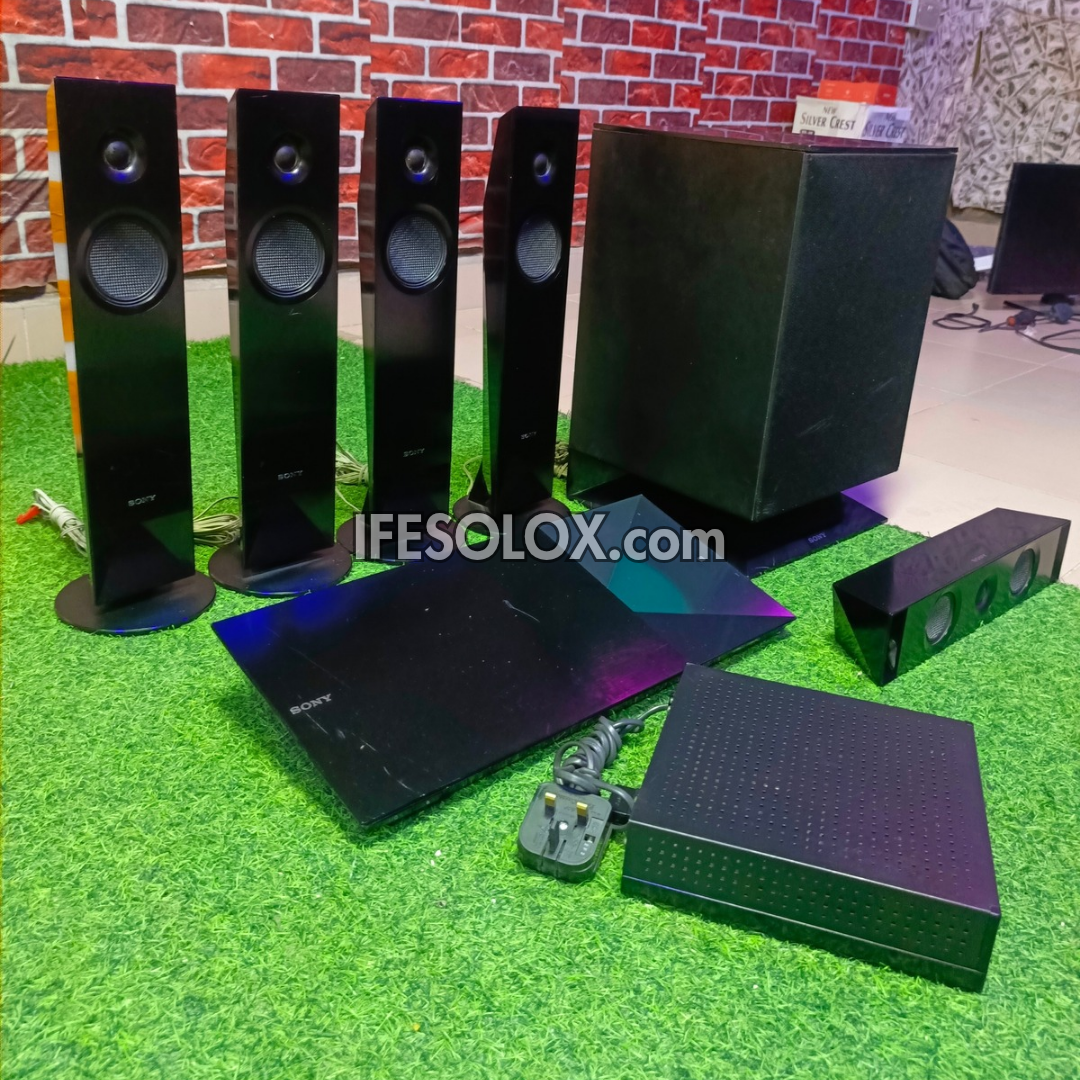 Sony BDV-N7100W 5.1Ch 1200W Smart Bluetooth Blu-ray 3D Dwarf DVD Home Theater with Wireless Rear Speakers (WiFi, Miracast) - London Used