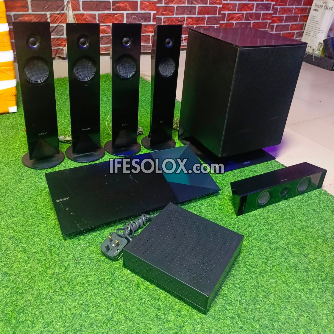 Sony BDV-N7100W 5.1Ch 1200W Smart Bluetooth Blu-ray 3D Dwarf DVD Home Theater with Wireless Rear Speakers (WiFi, Miracast) - London Used