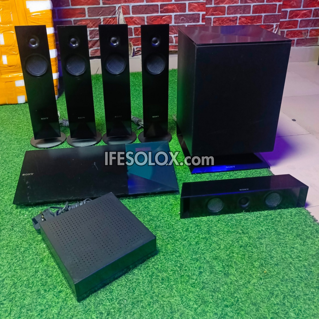 Sony BDV-N7100W 5.1Ch 1200W Smart Bluetooth Blu-ray 3D Dwarf DVD Home Theater with Wireless Rear Speakers (WiFi, Miracast) - London Used