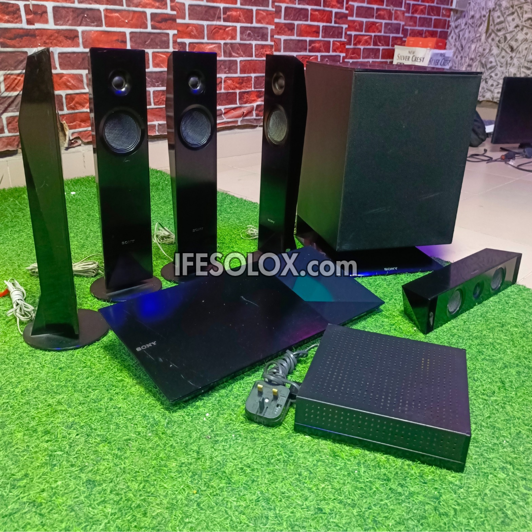 Sony BDV-N7100W 5.1Ch 1200W Smart Bluetooth Blu-ray 3D Dwarf DVD Home Theater with Wireless Rear Speakers (WiFi, Miracast) - London Used