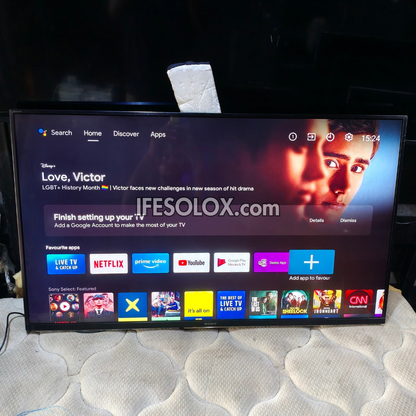Sony BRAVIA 43 Inch KD-43XH8505 Android Smart 4K UHD HDR TV with Bluetooth, WiFi, Chromecast, AirPlay - Foreign Used
