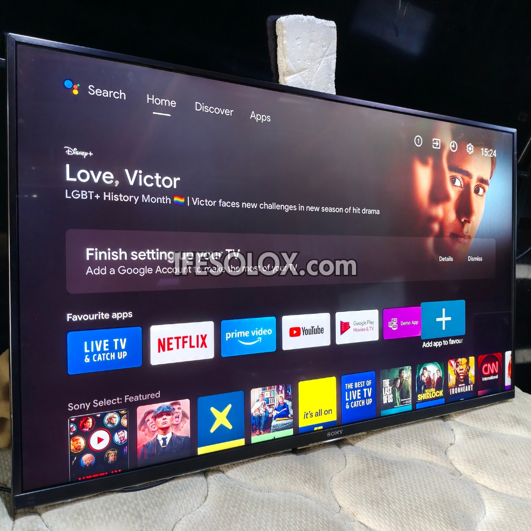 Sony BRAVIA 43 Inch KD-43XH8505 Android Smart 4K UHD HDR TV with Bluetooth, WiFi, Chromecast, AirPlay - Foreign Used