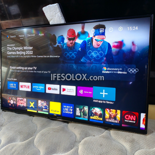 Sony BRAVIA 43 Inch KD-43XH8505 Android Smart 4K UHD HDR TV with Bluetooth, WiFi, Chromecast, AirPlay - Foreign Used