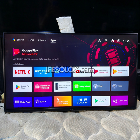Sony BRAVIA 43 Inch KD-43XH8505 Android Smart 4K UHD HDR TV with Bluetooth, WiFi, Chromecast, AirPlay - Foreign Used