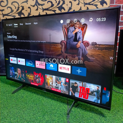 Sony BRAVIA 43 Inch KD-43XH9196 Android Smart 4K UHD TV with Active HDR, WiFi, Chromecast, Bluetooth - Foreign Used