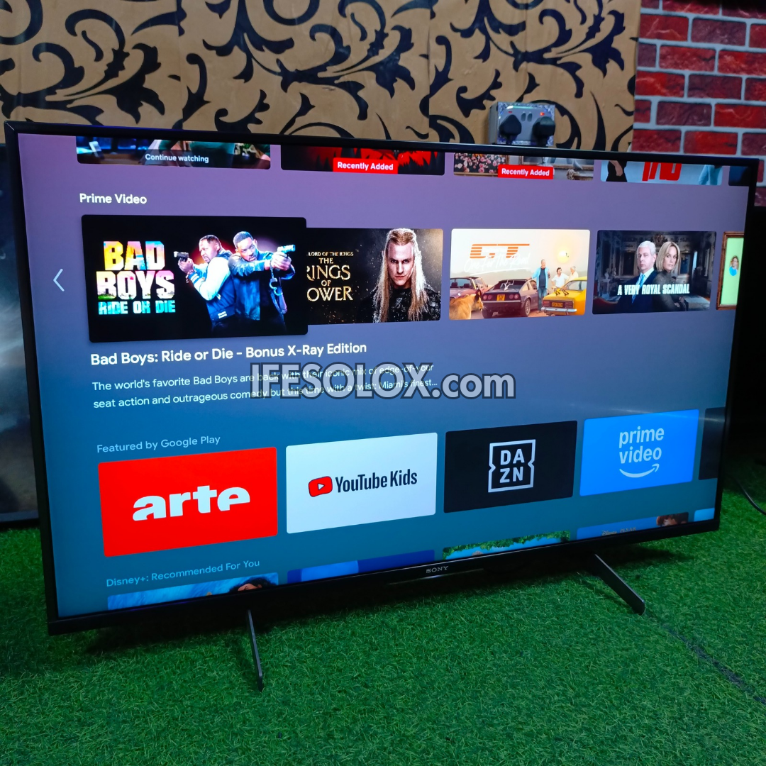 Sony BRAVIA 43 Inch KD-43XH9196 Android Smart 4K UHD TV with Active HDR, WiFi, Chromecast, Bluetooth - Foreign Used