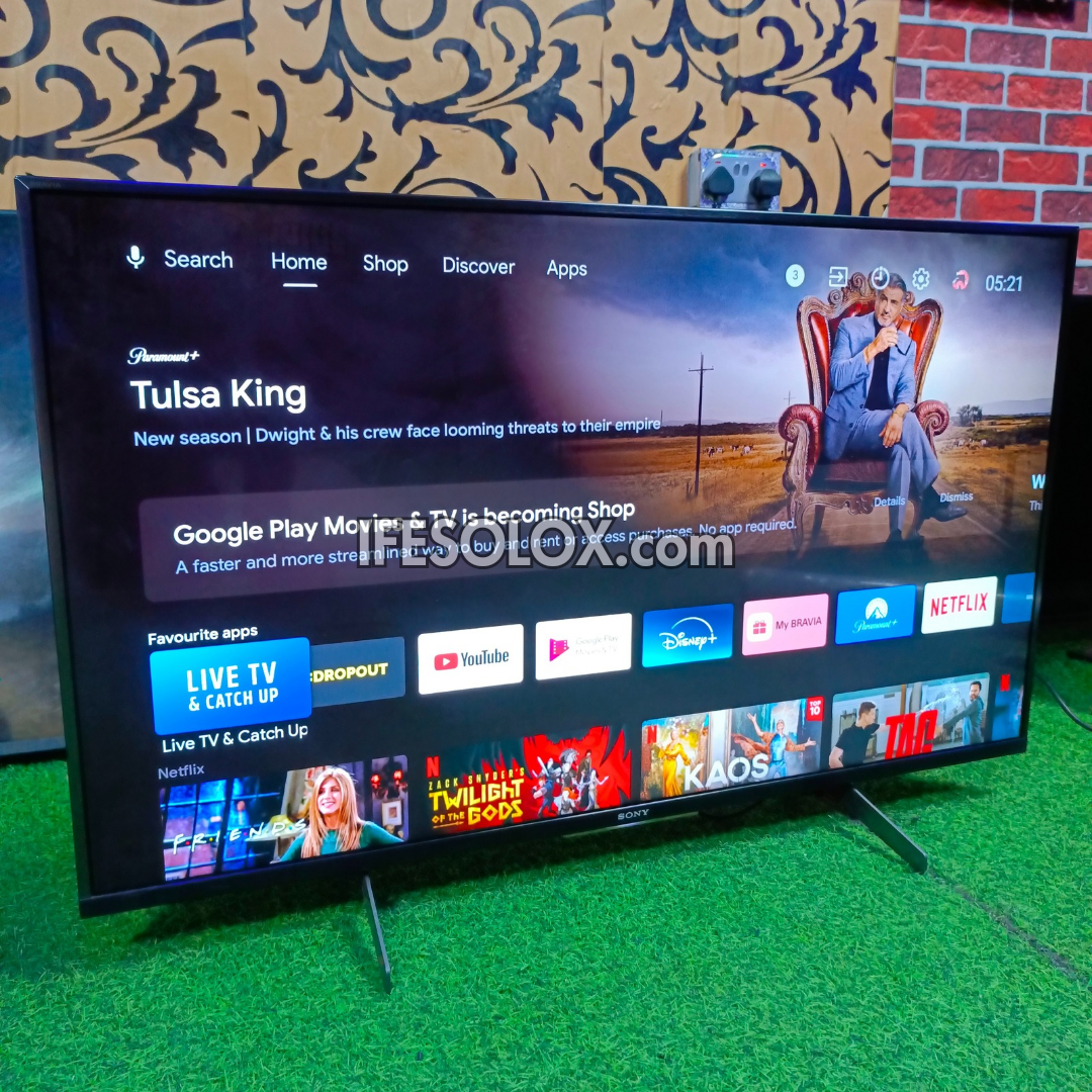 Sony BRAVIA 43 Inch KD-43XH9196 Android Smart 4K UHD TV with Active HDR, WiFi, Chromecast, Bluetooth - Foreign Used