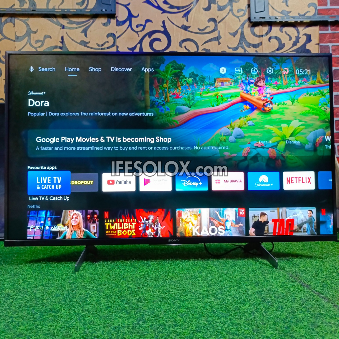 Sony BRAVIA 43 Inch KD-43XH9196 Android Smart 4K UHD TV with Active HDR, WiFi, Chromecast, Bluetooth - Foreign Used
