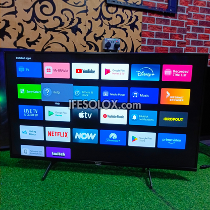 Sony BRAVIA 43 Inch KD-43XH9196 Android Smart 4K UHD TV with Active HDR, WiFi, Chromecast, Bluetooth - Foreign Used