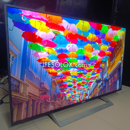 Sony BRAVIA 49 Inch KD-49XF8096 Android Smart 4K UHD HDR TV with Bluetooth, WiFi, Chromecast - Foreign Used