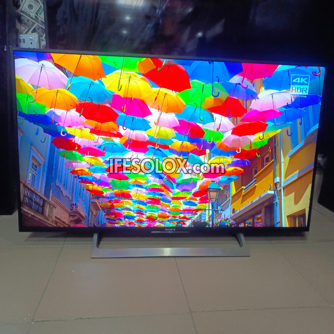 Sony BRAVIA 49 Inch KD-49XF8096 Android Smart 4K UHD HDR TV with Bluetooth, WiFi, Chromecast - Foreign Used