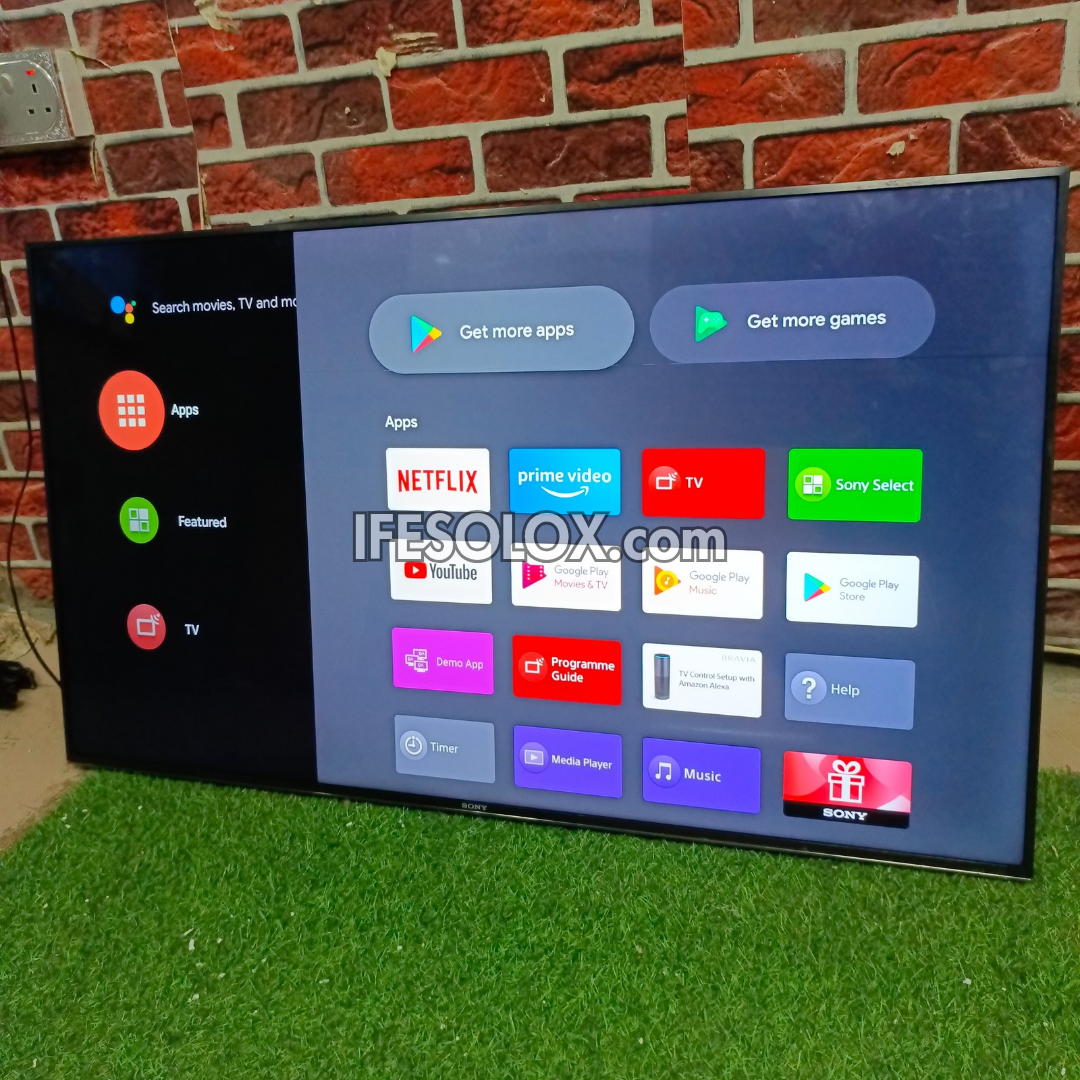 Sony BRAVIA 49 Inch KD-49XG9005 Android Smart 4K UHD HDR TV with Bluetooth, WiFi, Chromecast - Foreign Used