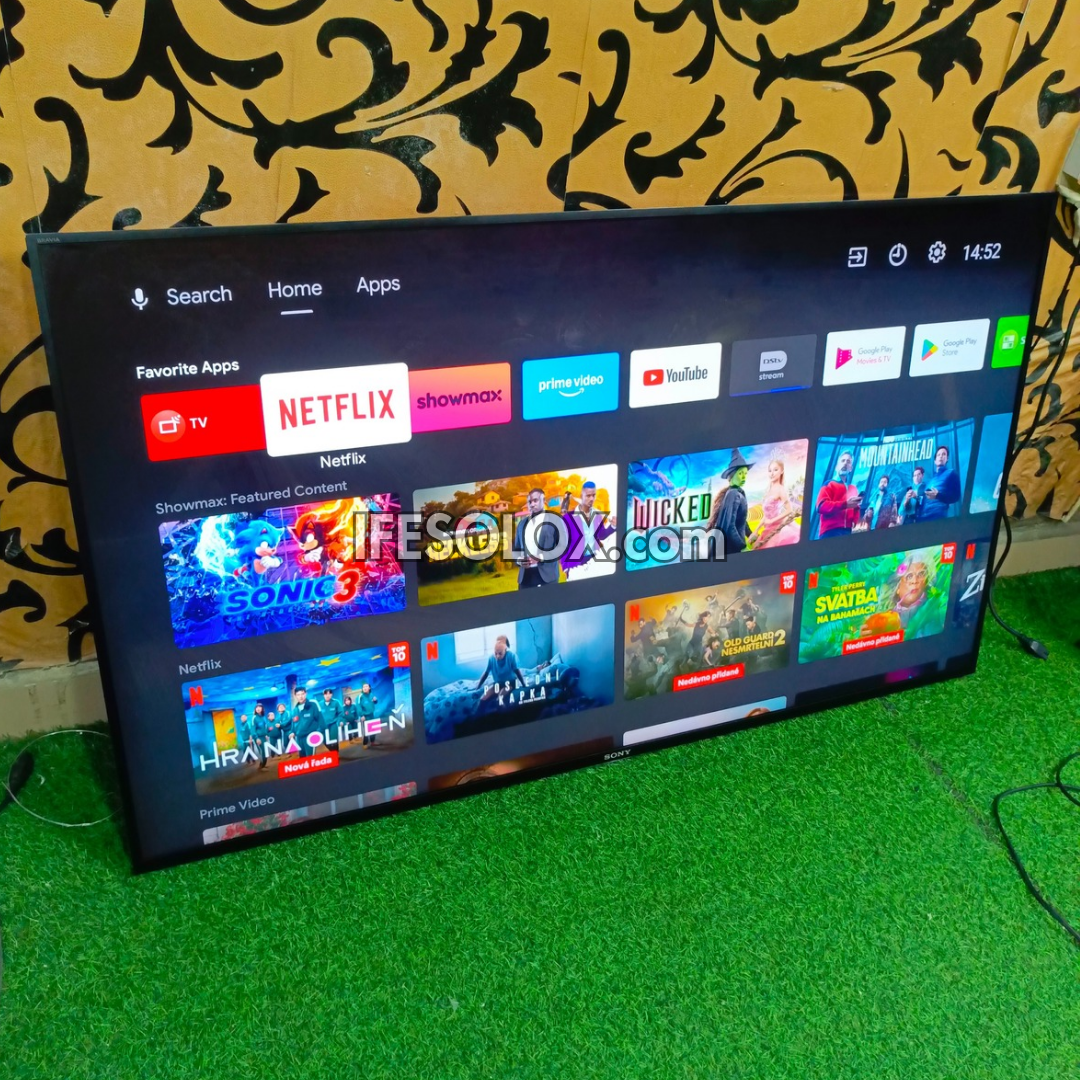 Sony BRAVIA 55 Inch KD-55XE8596 Android Smart 4K Ultra HD TV (Bluetooth, WiFi, Chromecast, Play Store) - Foreign Used