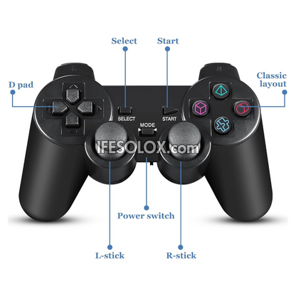 Ps2 Layout Console Playstation 2 Controller Layout Ps2 Controller (silver)