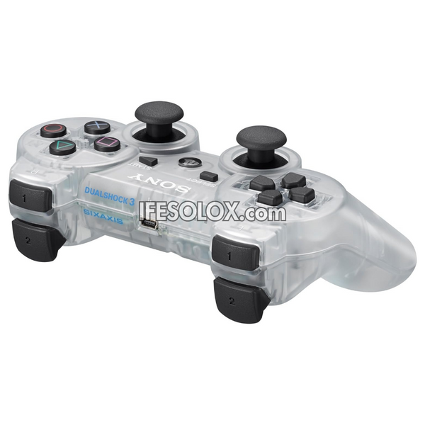 Sony PS3 DualShock 3 Game Controller (Transparent) - Brand New – IFESOLOX