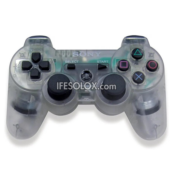 Sony PS3 DualShock 3 Game Controller (Transparent) - Brand New – IFESOLOX