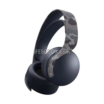 Casque sans fil Sony PULSE 3D pour PS5 et PS4 (Camouflage gris) - Tout neuf