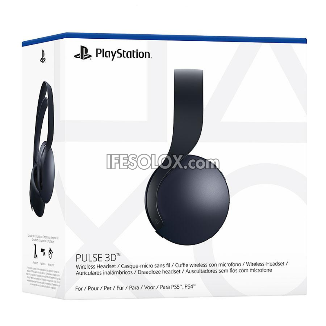 Sony PULSE 3D Wireless Headset for PS5 and PS4 (Midnight Black) - Brand New