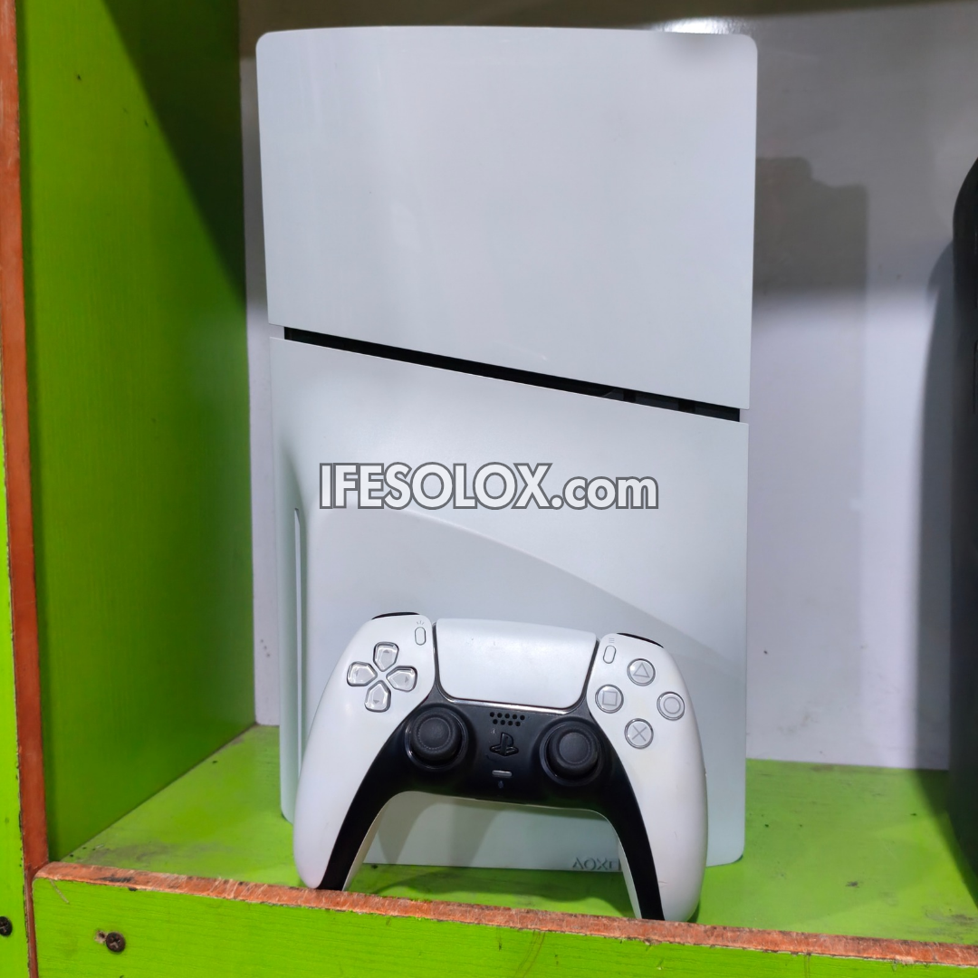 Sony PlayStation 5 (PS5) Slim Game Console with 1TB SSD, DualSense Controller and 6 Game Titles - Foreign Used