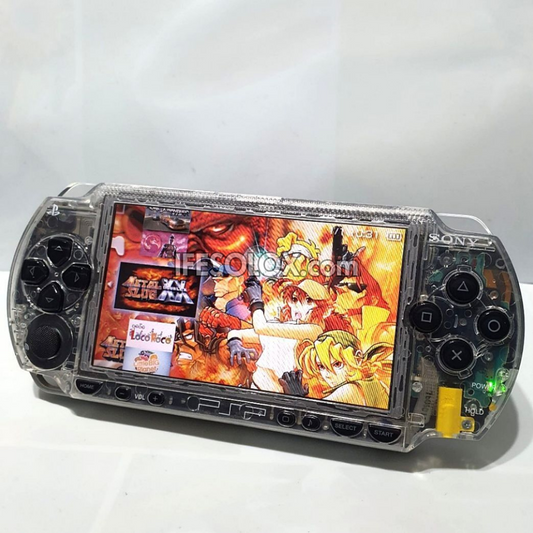 PlayStation Portable PSP 1000 series Game Console with 16GB Memory Stick and 15 Games (reshell) - Foreign Used
