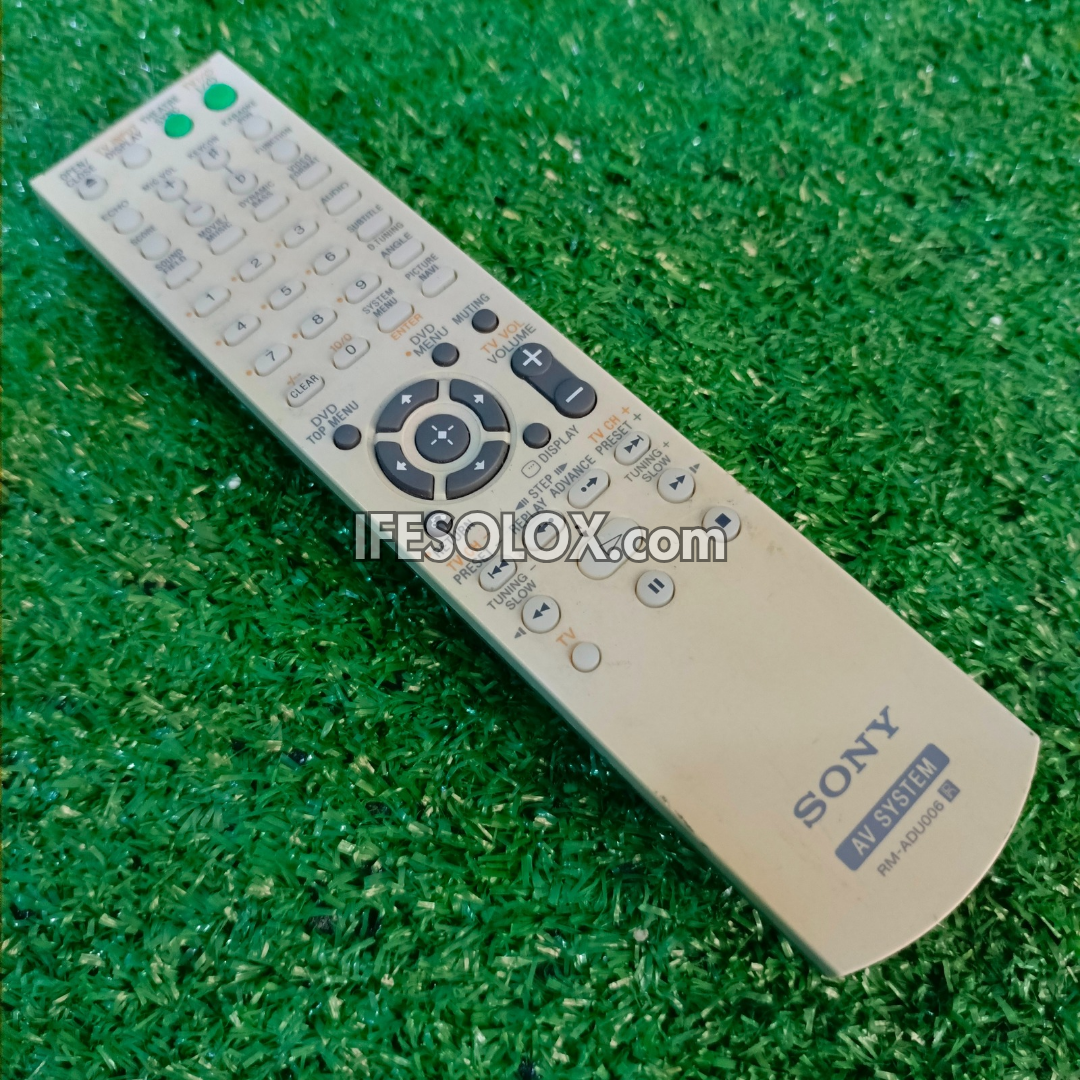 Sony RM-ADU006 Home Theater Remote Control - Follow come
