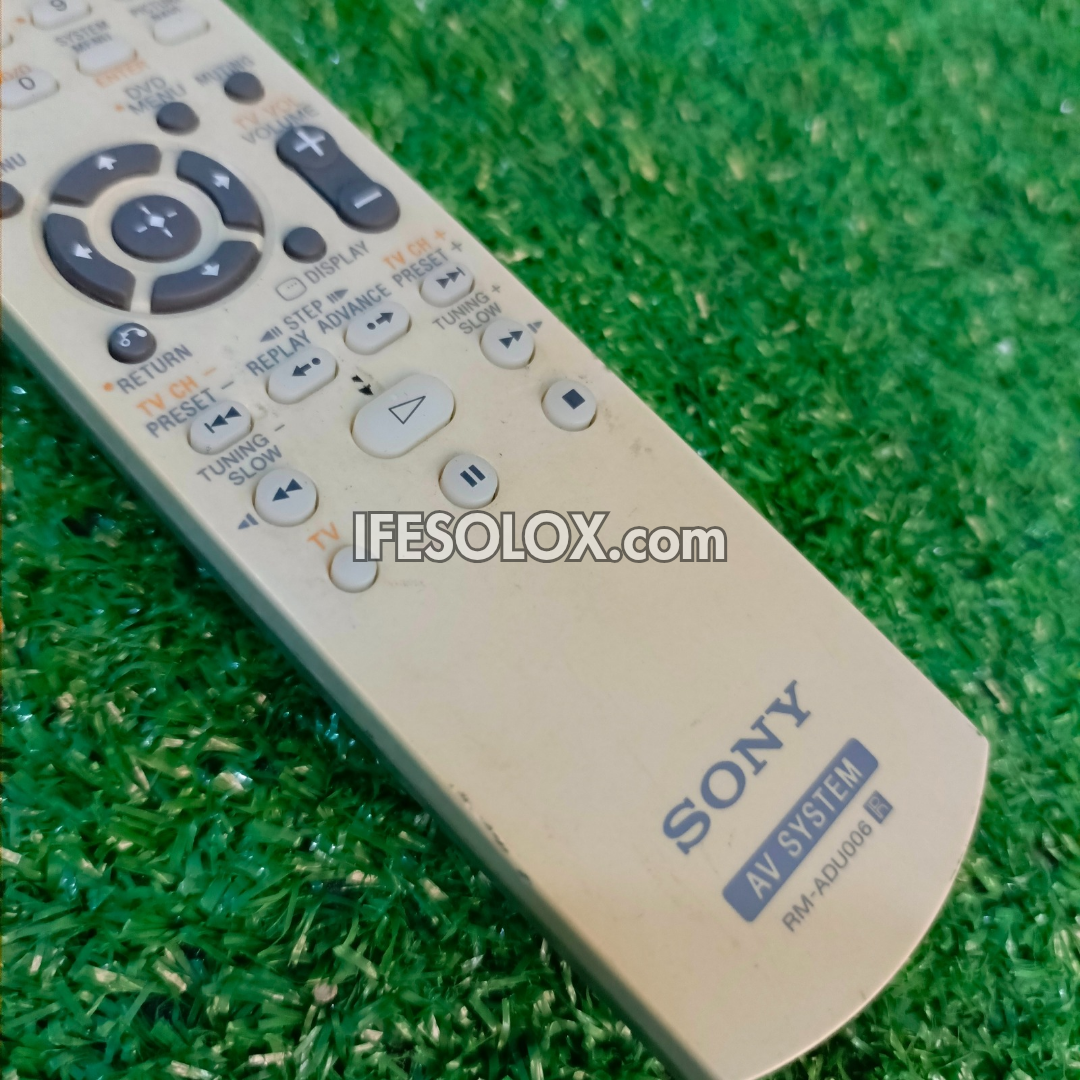 Sony RM-ADU006 Home Theater Remote Control - Follow come