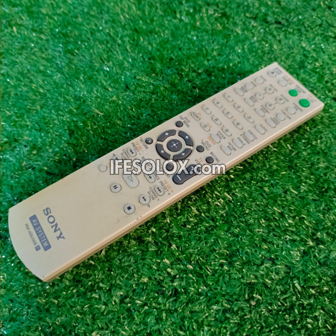 Sony RM-ADU006 Home Theater Remote Control - Follow come