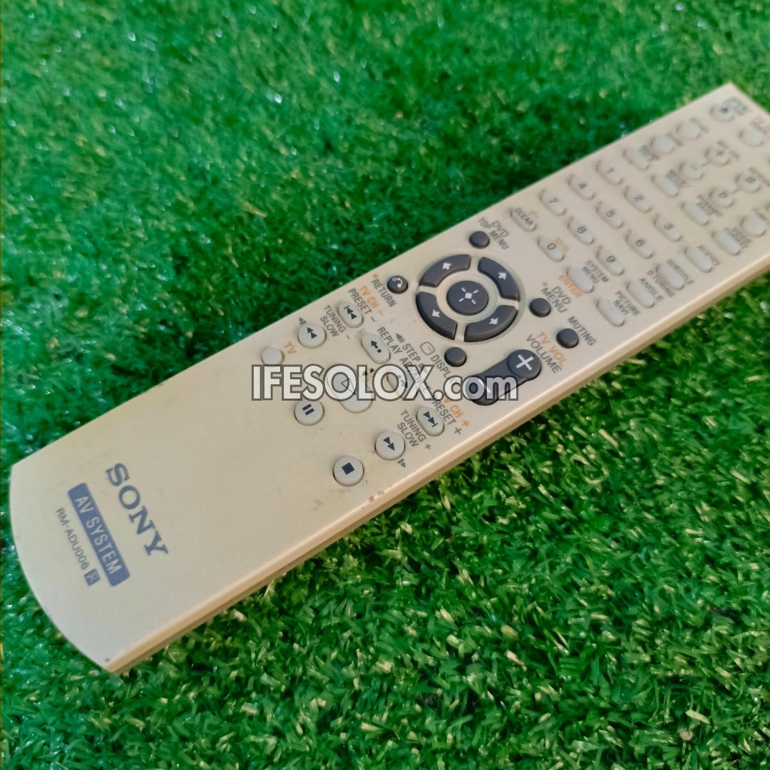 Sony RM-ADU006 Home Theater Remote Control - Follow come