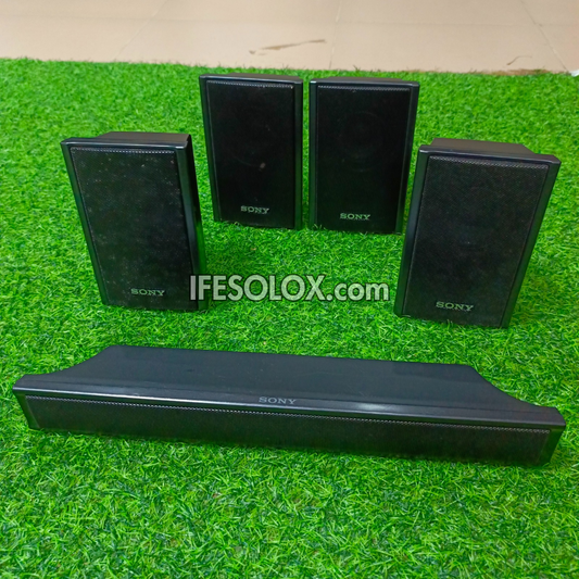 Sony SS-MSP23S 3Ohms Home Theater Surround Speakers Complete Set - Foreign Used