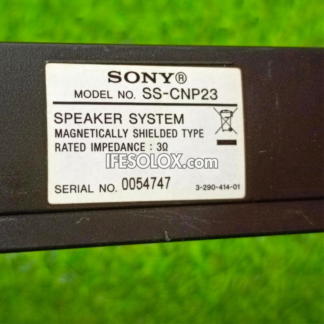 Sony SS-CNP23 3Ohms Home Theater Surround Speakers Complete Set - Foreign Used