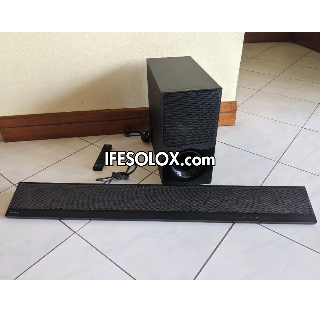 SONY CT390 2.1Ch 300W Ultra-Slim Bluetooth Sound Bar with Wireless Subwoofer + HDMI Arc - Foreign Used