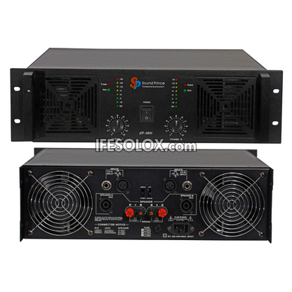 Sound Prince SP-2200 Professional 2000W Stereo Power Amplifier - Brand New