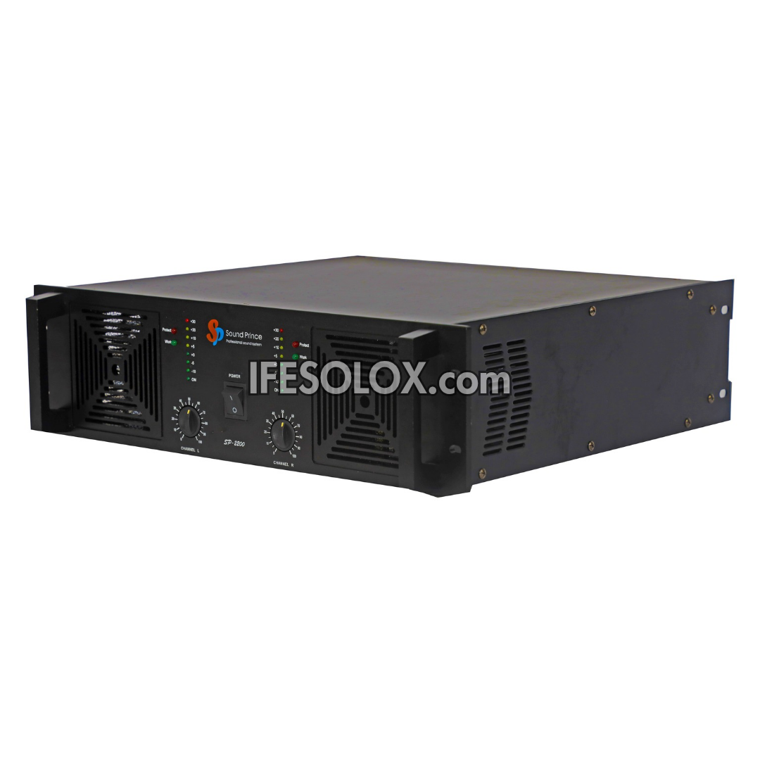 Sound Prince SP-2200 Professional 2000W Stereo Power Amplifier - Brand New