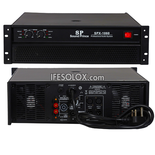 Sound Prince SPX1060 Professional 4000W Stereo Power Amplifier - Brand New