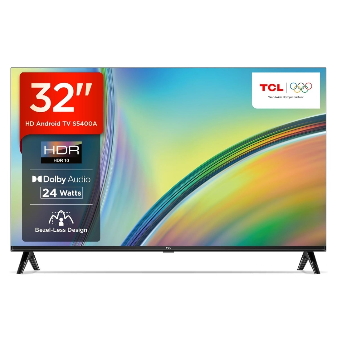 TCL 32 inch 32S5400A Smart Full HD HDR Android TV (Chromecast, WiFi, Bluetooth) - Brand New