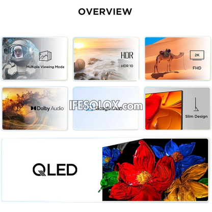 TCL 32 inch QLED 32S5K QLED 2K FHD Google TV (Chromecast, WiFi, Bluetooth) - Brand New
