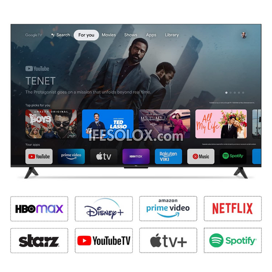 TCL 55 inch 55P635 Android Smart 4K UHD Google TV (Chromecast, Google Play Store) - Brand New